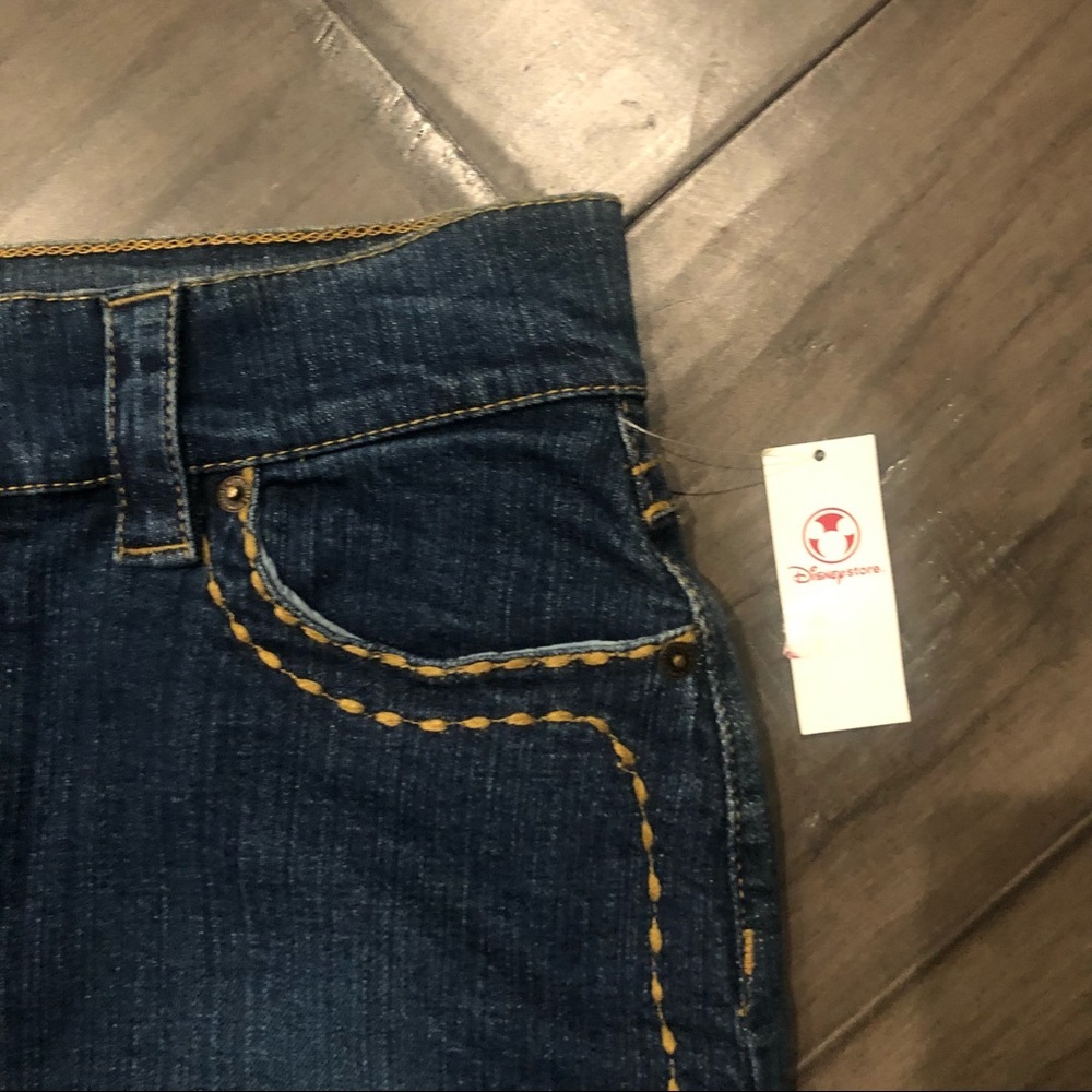 Disney Tinkerbell Pixie Dust Denim Skirt - Size 6 - Picture 8 of 16